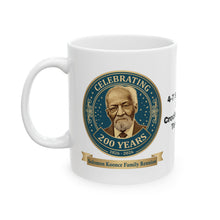 Load image into Gallery viewer, White Ceramic Mug — Solomon Koonce Family Reunion - 4-7 September 2026 - V2