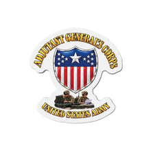 Load image into Gallery viewer, Die-Cut Magnet - Army - Adjutant General's Corps - Tactical - 3D - Enhanced