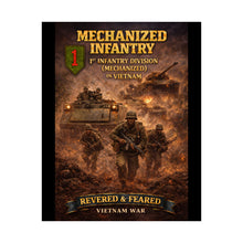 Load image into Gallery viewer, Matte Poster - 1st Infantry Division in Vietnam - Mechanized