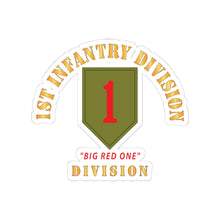 Load image into Gallery viewer, Kiss-Cut Stickers - SSI - 1st Infantry Division - Big Red One X 300