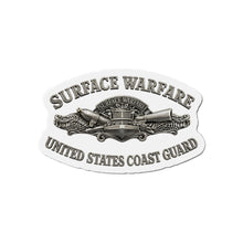 Load image into Gallery viewer, Die-Cut Magnet - USCG - Surface Warfare w txt - 3D - Enhanced