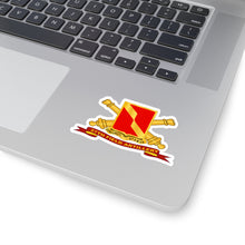 Load image into Gallery viewer, Kiss-Cut Stickers - Army - 27th Field Artillery w Br - Ribbon