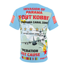 Load image into Gallery viewer, Unisex AOP Cut & Sew Tee - Invasion of Panama - Fort Kobbe - Operation Just Cause