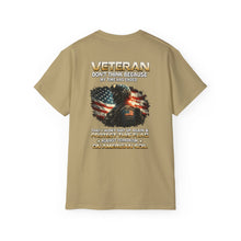 Load image into Gallery viewer, Unisex Ultra Cotton Tee - Veteran’s pride and sacrifice