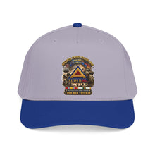 Load image into Gallery viewer, Mid Profile Baseball Cap - Army - 7th Unites States Army - 7 Steps to Hell w Germany Tab - SS w COLD WAR SVC - 3D - Enhanced
