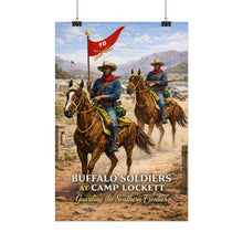 Load image into Gallery viewer, Posters - Buffalo Soldiers at Camp Lockett - 10th Cavalry