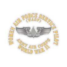 Load image into Gallery viewer, Kiss-Cut Stickers - WASP Wing (Women Air Force Service Pilot)