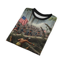 Load image into Gallery viewer, AOP Unisex Tee - Battle of Fallen Timbers 1794 - Northwest Indian War