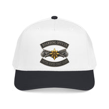 Load image into Gallery viewer, Mid Profile Baseball Cap - USCG - Boarding Officer w txt - 3D - Enhanced