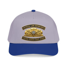 Load image into Gallery viewer, Mid Profile Baseball Cap - USCG - Tactical Law Enforcement w txt - 3D - Enhanced