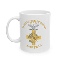 Load image into Gallery viewer, Ceramic Mug, (11oz, 15oz) - USPHS - USPHS - Insignia - Captain - Cpt X 300