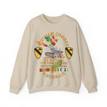 Load image into Gallery viewer, Crewneck Sweatshirt – Army - Charlie Battery.2nd Battalion,17th Field Artillery - w 1st Cavalry Div - M110 8in SP - Vietnam Vet w VN SVC X 300