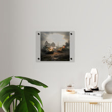 Load image into Gallery viewer, Acrylic Wall Art Panel - M10 Wolverine battles German Panzer Tank WWII