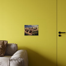 Load image into Gallery viewer, Acrylic Wall Art Panel - Apache Indians attacking a wagon train