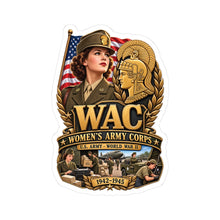 Load image into Gallery viewer, Kiss-Cut Stickers - WAC - Womens Army Corps - WWII - 3D - Enhanced