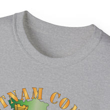 Load image into Gallery viewer, Unisex Ultra Cotton Tee - Vietnam Combat Veteran w 20th Engineer Brigade SSI - Dong Tam X 300