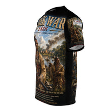 Load image into Gallery viewer, Creek War (1836) Tribute Tee - "A Struggle for Land, Sovereignty and Survival on the Southeastern Frontier"