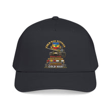 Load image into Gallery viewer, Mid Profile Baseball Cap - Army - Cold War Vet - 4th Bn 73rd Armor - 1st Inf Div - Panzer Kaserne Boblingen, FRG - M60A1 Tank w COLD SVC - 3D Enhanced X 300