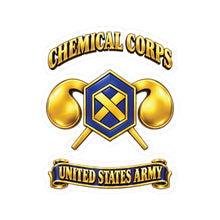 Load image into Gallery viewer, Kiss-Cut Stickers - Army - Chemical Corps - 3D - Enhanced