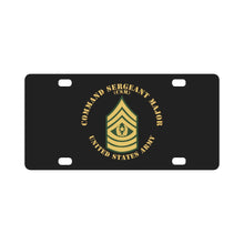 Load image into Gallery viewer, Army - Command Sergeant Major - CSM - Flat X 300 Classic License Plate