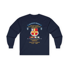 Load image into Gallery viewer, Unisex Ultra Cotton Long Sleeve Tee8th Infantry Division Scroll - 2nd Bn, 81st Field Artillery Regiment - Idar Oberstein Germany - Cold War Vet w COLD SVC - 1970 - 1980