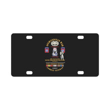 Load image into Gallery viewer, Army - Afghanistan War Combat Vet w Combat Medic, 3rd Bn 505th PIR - 82nd Airborne - SSI X 300 Classic License Plate
