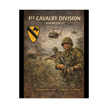 Load image into Gallery viewer, 1st Cavalry Division Ia Drang Matte Poster