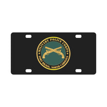 Load image into Gallery viewer, Army - Military Police - Branch - Fort Bragg, NC X 300 Classic License Plate