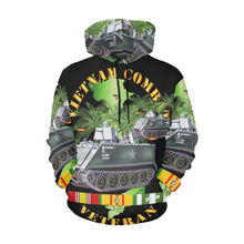 Load image into Gallery viewer, Men's All Over Print Hoodie (USA Size) (Model H13) - Vietnam Combat Vet - w APC