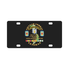 Load image into Gallery viewer, Army - Vietnam Combat Veteran w D Troop - 17th Cav - 199th Inf Bde W SVC X 300 Classic License Plate