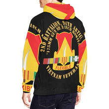 Load image into Gallery viewer, Men's All Over Print Hoodie (USA Size) (Model H13) - 2nd Battalion, 94th Artillery - DUI w Vietnam Service Ribbons