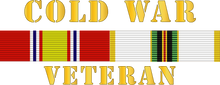 Load image into Gallery viewer, Car Decals - Army - Cold War Veteran w COLD SVC
