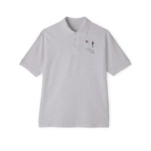 Load image into Gallery viewer, Men's Piqué Polo - Moon Landing Walk