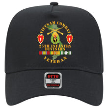 Load image into Gallery viewer, Baseball Cap - Vietnam Combat Infantry Veteran w 25th Infantry Division - DUI w VN SVC