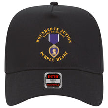 Load image into Gallery viewer, Baseball Cap - Wounded in Action - Purple Heart - Badge of Courage X 300