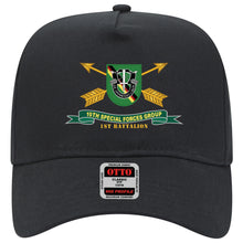Load image into Gallery viewer, Baseball Cap - 1st Battalion, 10th Special Forces Group - Flash w Br - Ribbon X 300