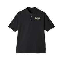 Load image into Gallery viewer, Men's Piqué Polo - Airborne Badge - SF - DUI