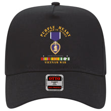 Load image into Gallery viewer, Baseball Cap - Purple Heart - WIA w VN SVC