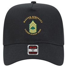 Load image into Gallery viewer, Baseball Cap - Army - Master Sergeant - MSG - Veteran - Flat X 300