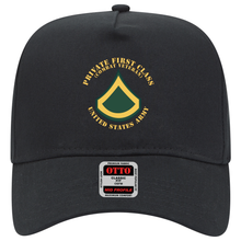 Load image into Gallery viewer, Baseball Cap - Army - Private First Class - PFC - Combat Veteran - Flat X 300