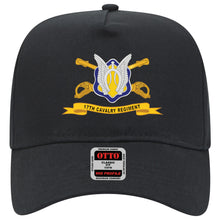 Load image into Gallery viewer, Baseball Cap - 17th Cavalry Regiment w Br - Ribbon