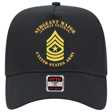 Load image into Gallery viewer, Baseball Cap - Army - Sergeant Major - SGM - Combat Veteran - Flat X 300
