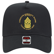 Load image into Gallery viewer, Baseball Cap - Army - Command Sergeant Major - CSM - Retired - Flat X 300