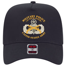 Load image into Gallery viewer, Baseball Cap - Military Police Branch w Jumpmaster Airborne Badge