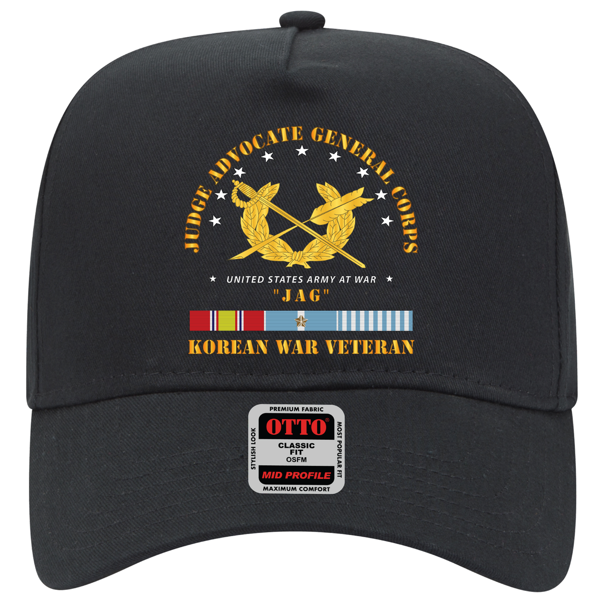 Baseball Cap - Army - JAG Branch w KOREAN SVC – MIP Brand Store
