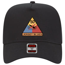 Load image into Gallery viewer, Baseball Cap - 50th Armored Division - Jersey Blues wo Txt X 300
