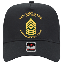 Load image into Gallery viewer, Baseball Cap - Army - Sergeant Major - SGM - Retired - Flat X 300