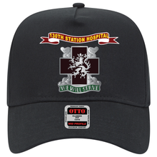 Load image into Gallery viewer, Baseball Cap - Army - 130th Station Hospital - Ribbon - DUI X 300