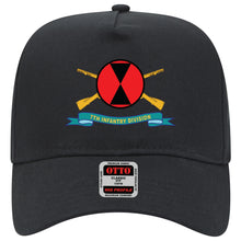 Load image into Gallery viewer, Baseball Cap - 7th Infantry Division - SSI w Br - Ribbon X 300