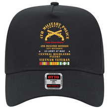 Load image into Gallery viewer, Baseball Cap - Army - 4th Military Police Co, - Iron Guardians - 4th Infantry Div - Vietnam Veteran w VN Service X 300